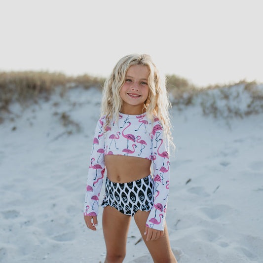 Cleo Flamingo 2 Piece Swimsuit