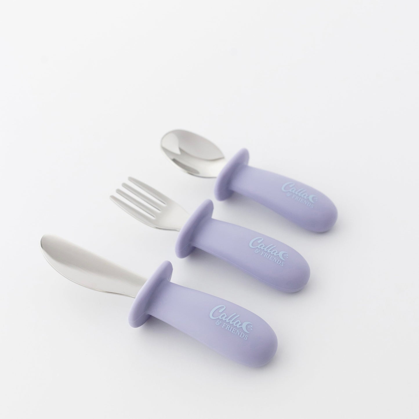 Silicone & Stainless Steel Toddler Utensil Set