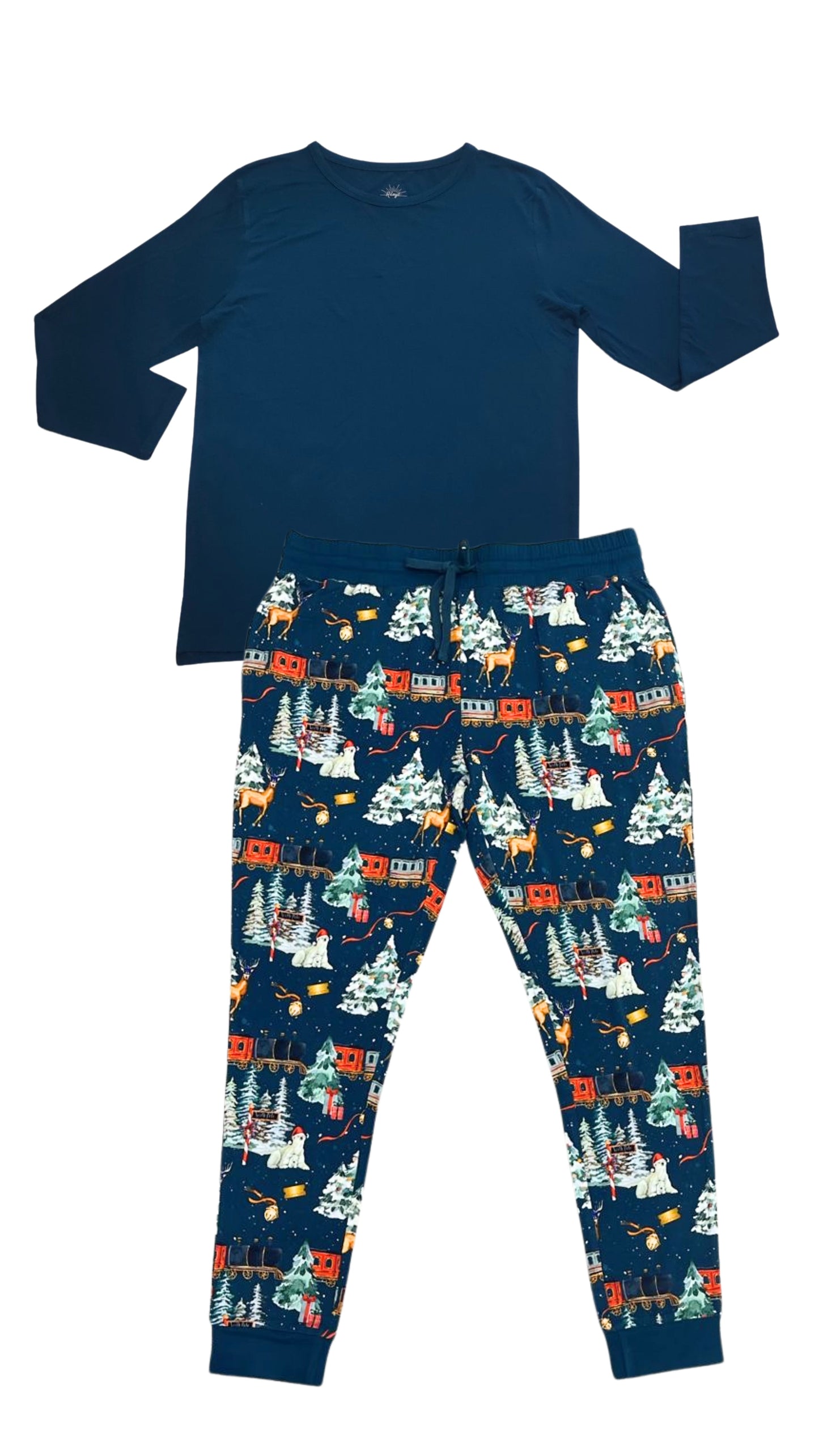 North Pole Express Adult Joggers