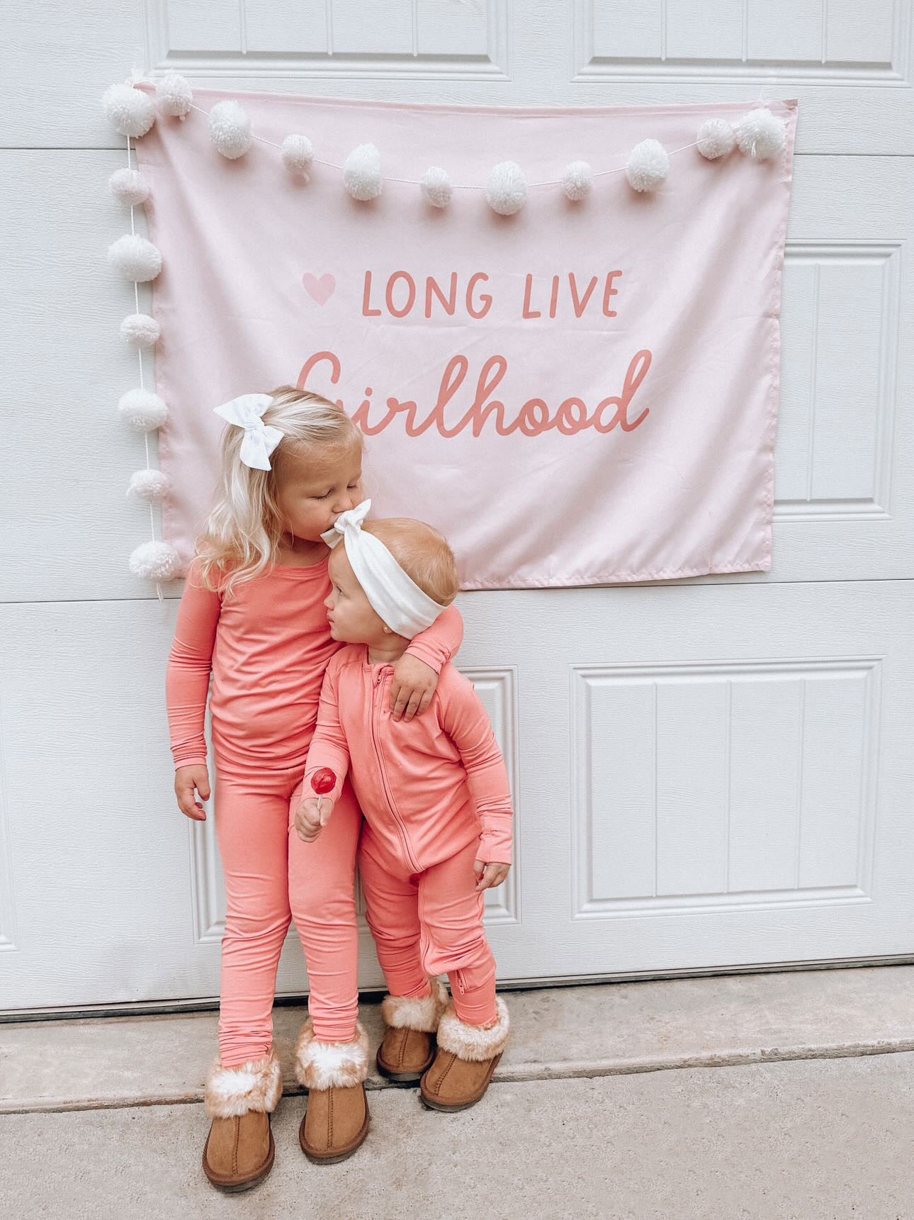 {Petal Pink} Heart Long Live Girlhood Banner