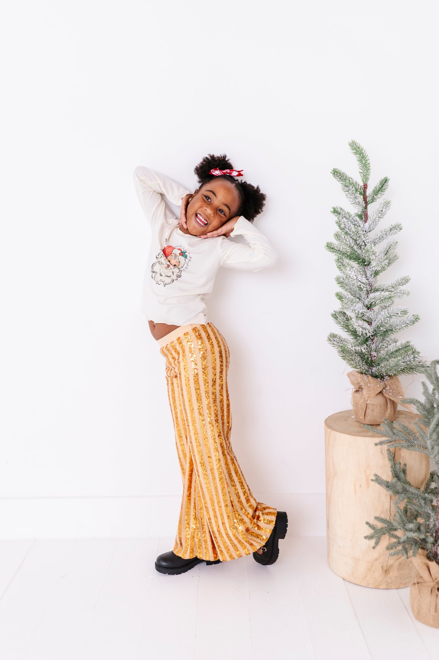 Jolly Santa | Bamboo Long Sleeve Shirt