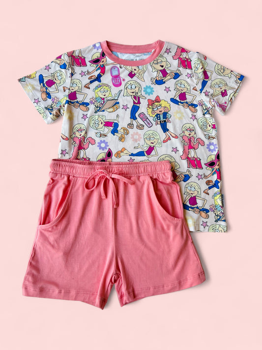 Lizzie Relaxed Tee & Shorts Set