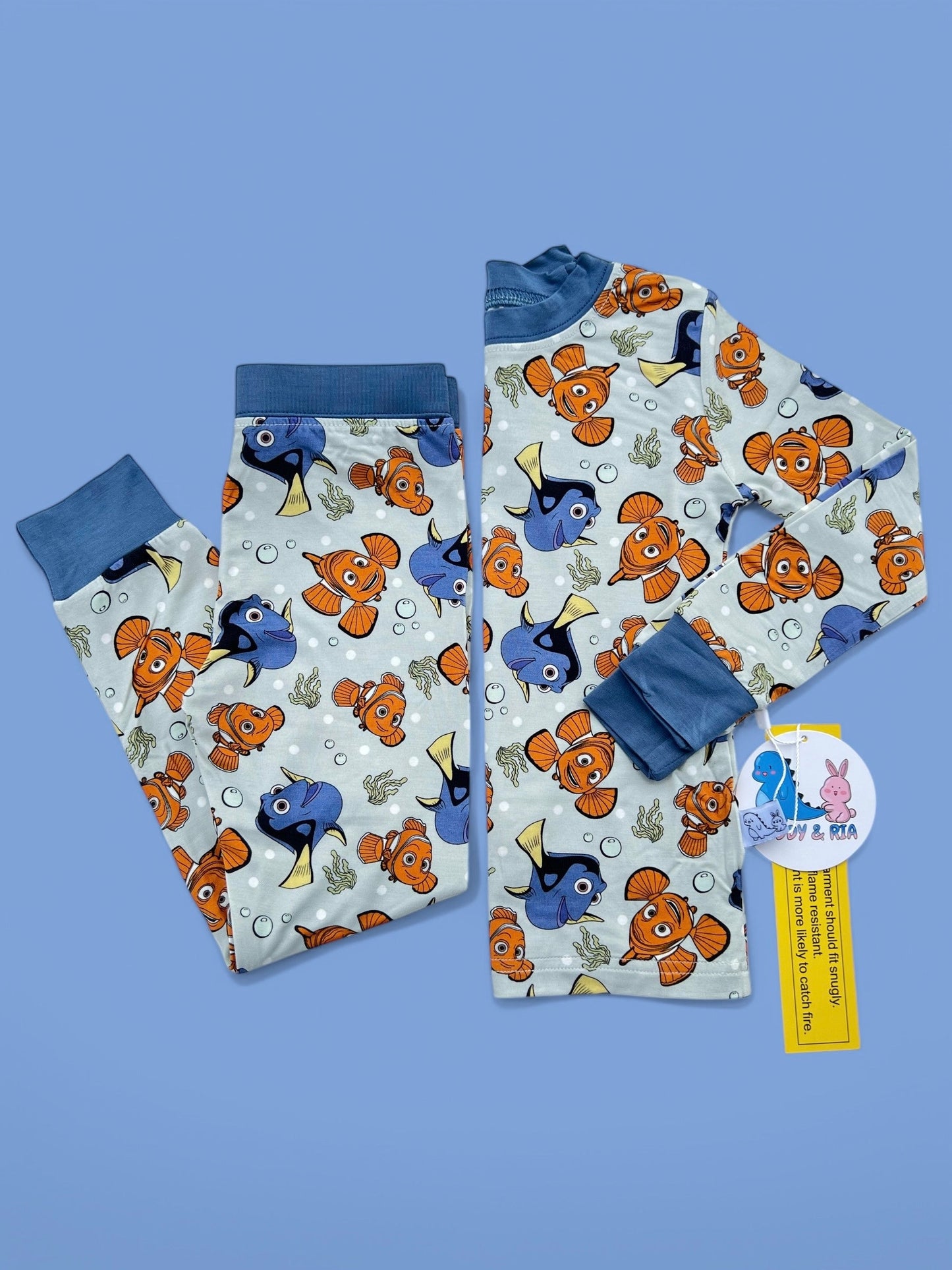 Just Keep Swimming 2p Long Sleeve Set