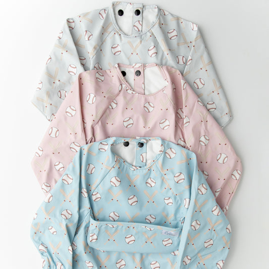 The Grayson Long Sleeve Bib - Baseball
