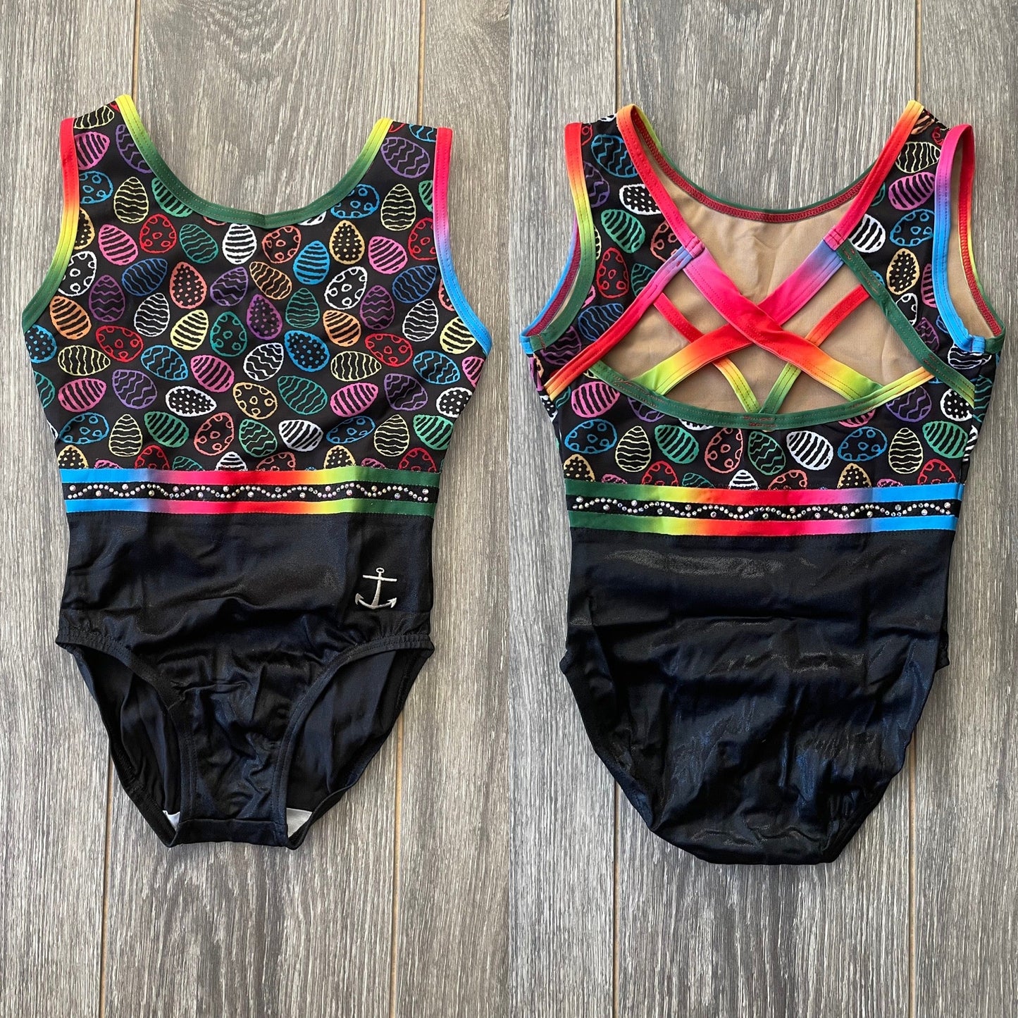 Rainbow Glow EGGS-plosion Leotard