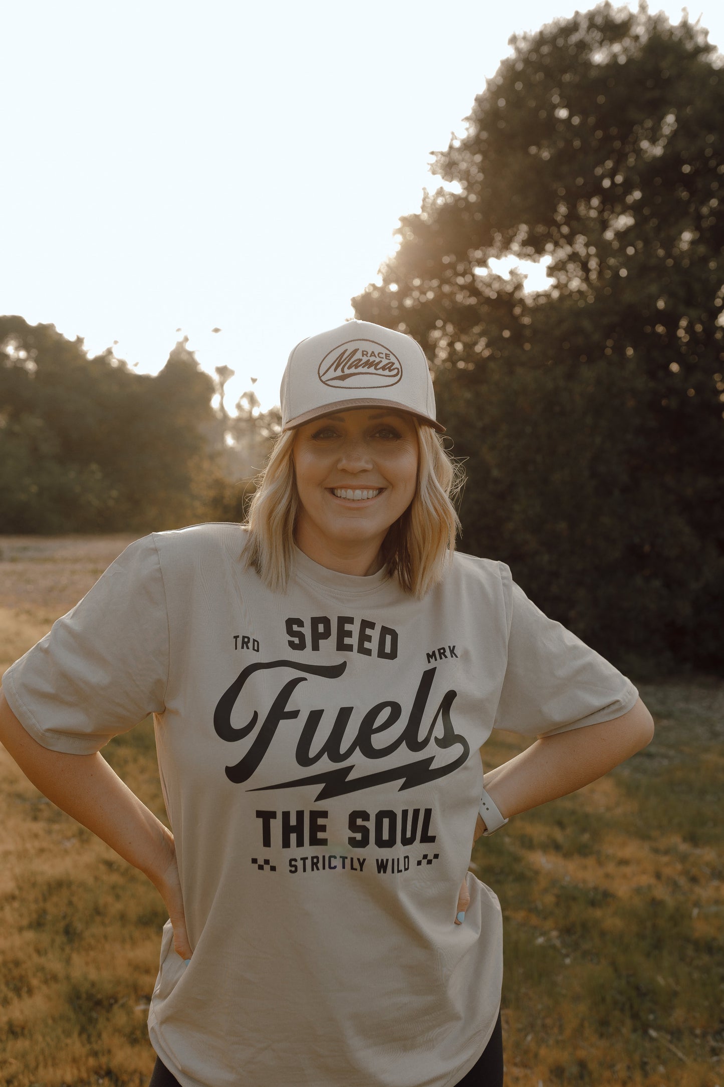 Race Mama Snapback Hat