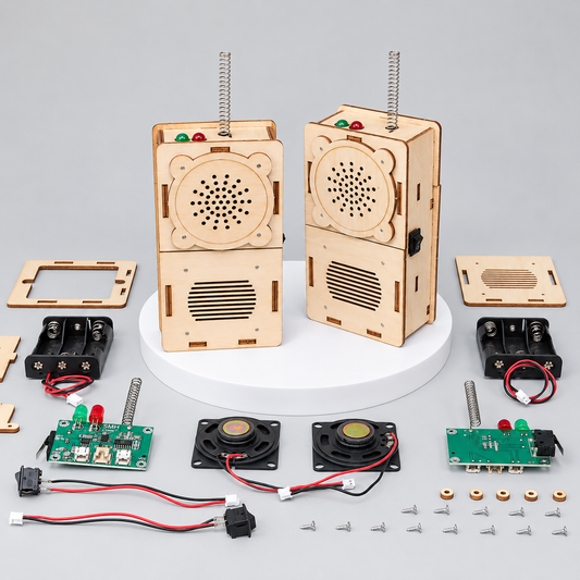 Build & Learn Walkie Talkie STEM Kit (Set of 2) – Hands-On Electronics