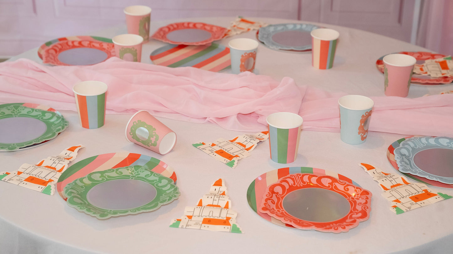 Princess Party Pack for 12 | Royal Princess Theme Tableware Kit | Pop Party Supplies