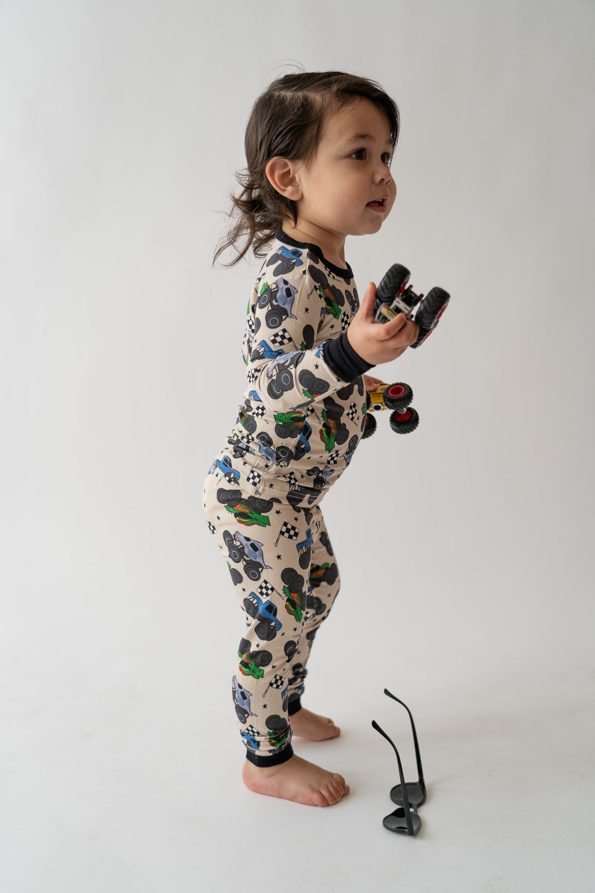 Monster Truck 2 piece PJ's