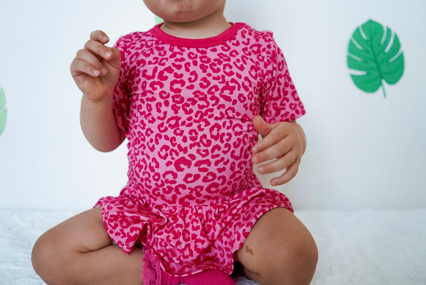 LOVE LEOPARD DREAM BODYSUIT DRESS