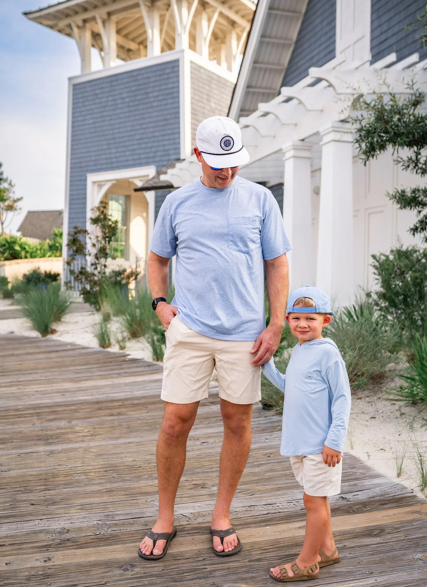 Kid's Breezy Bamboo Hoodie Sky Blue