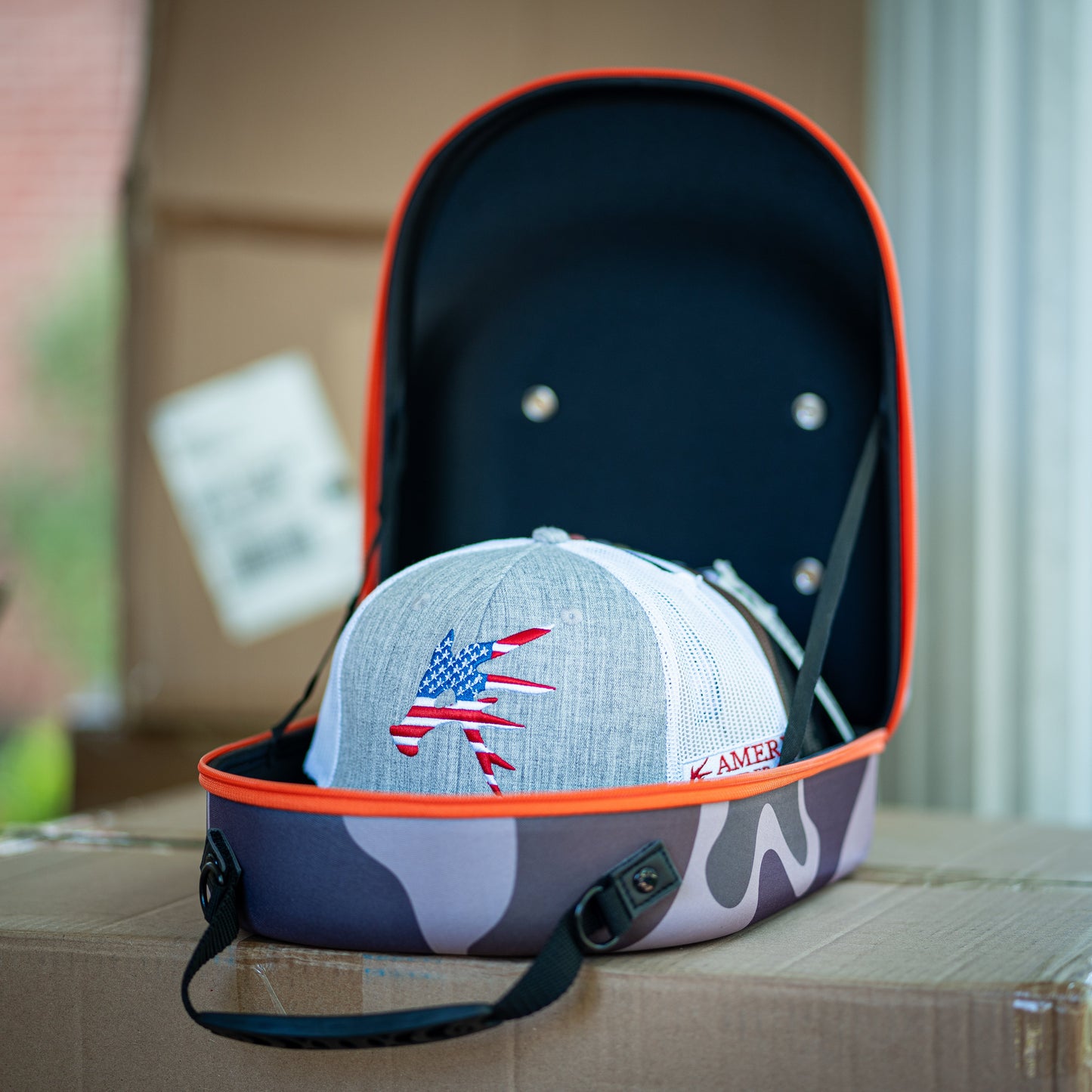 Duck Camo Hat Case