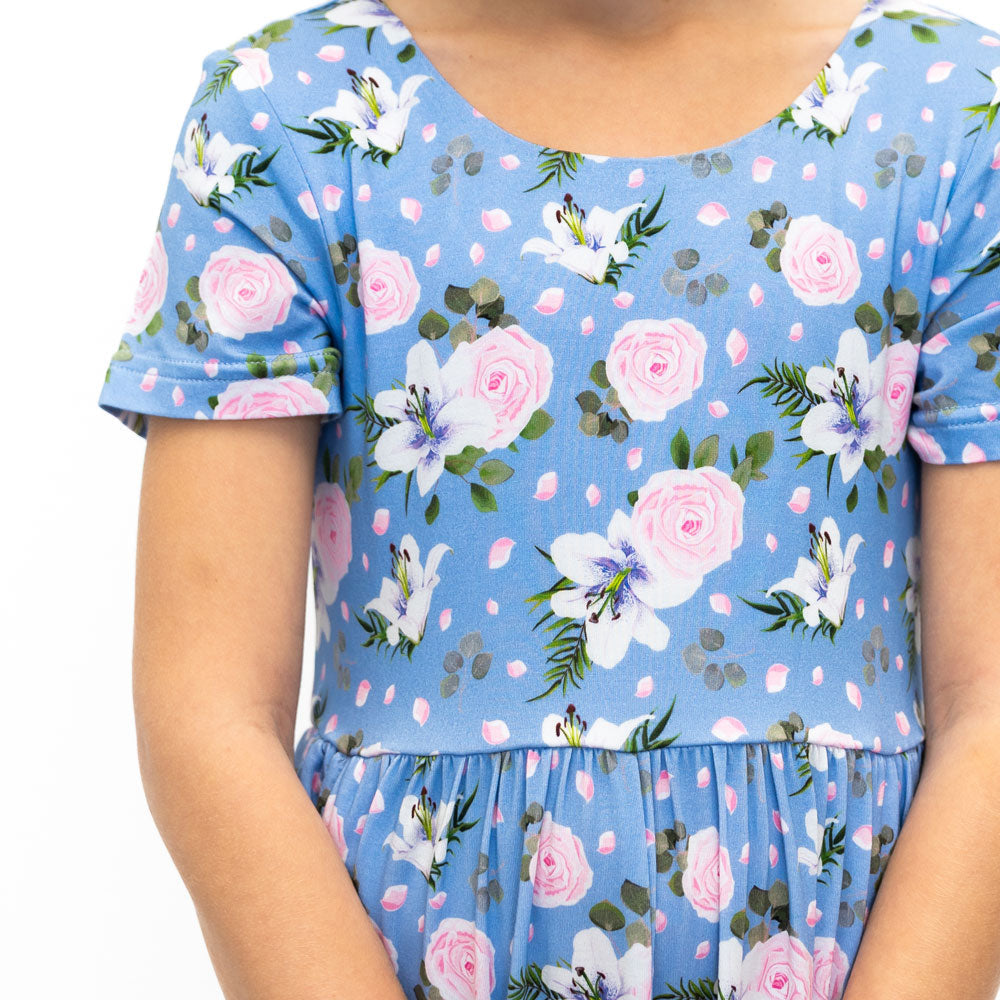Lillian Floral Bamboo Leggy Romper