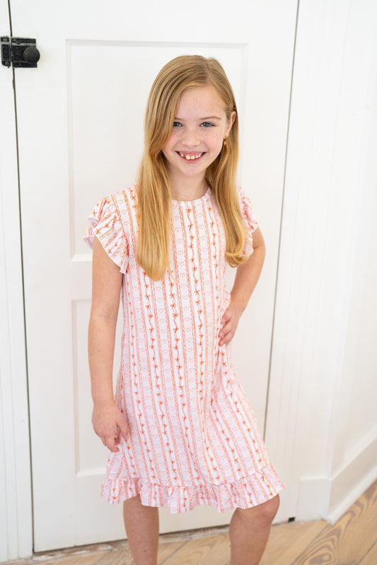 Valentine's Stripe | Nightgown