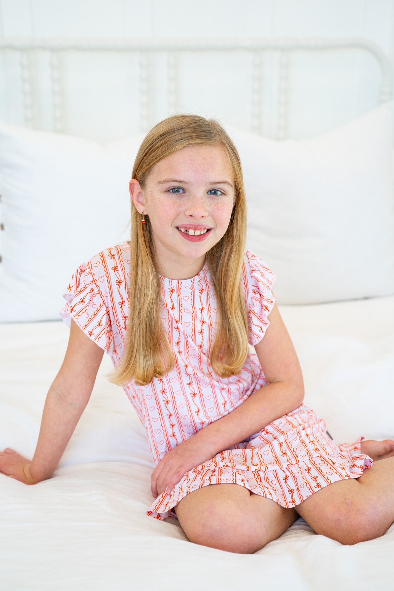 Valentine's Stripe | Nightgown