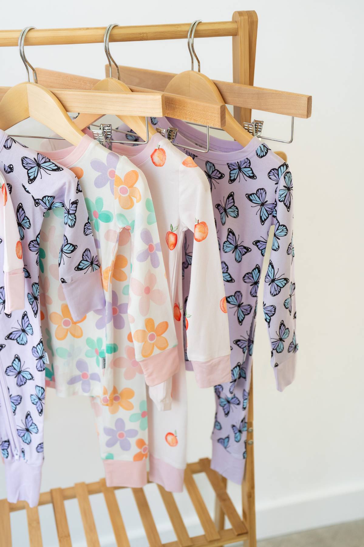 Purple Butterflies Zippy