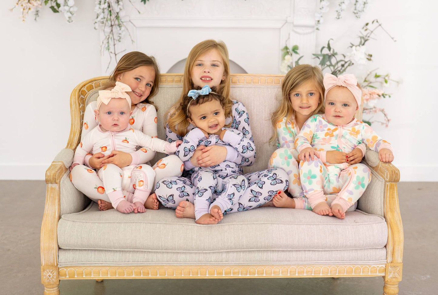 Purple Butterflies | Two Piece Pajama Set