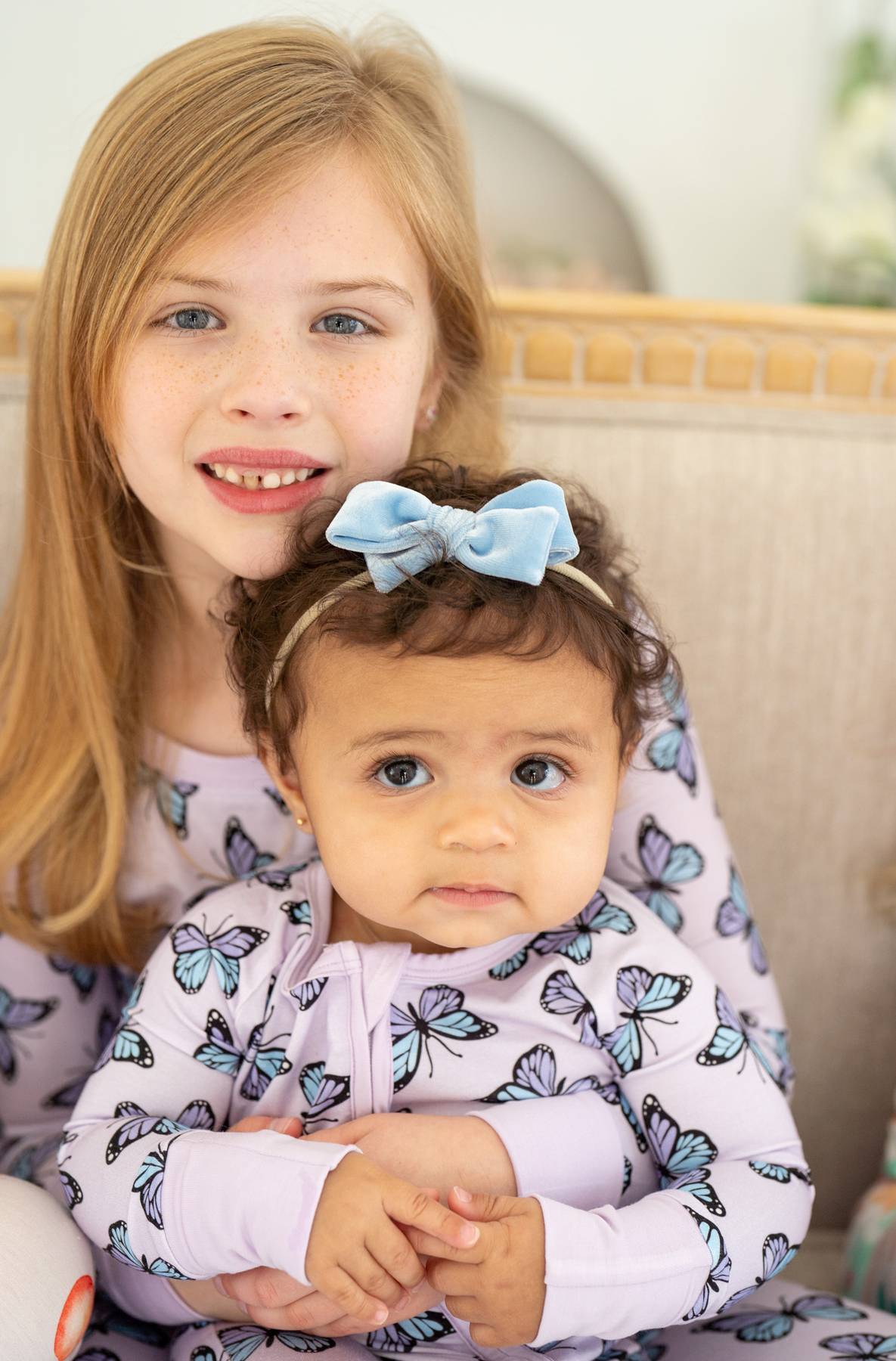 Purple Butterflies | Two Piece Pajama Set