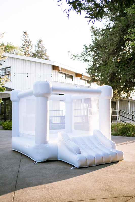 Mini Leo - Muted Blue Bounce House