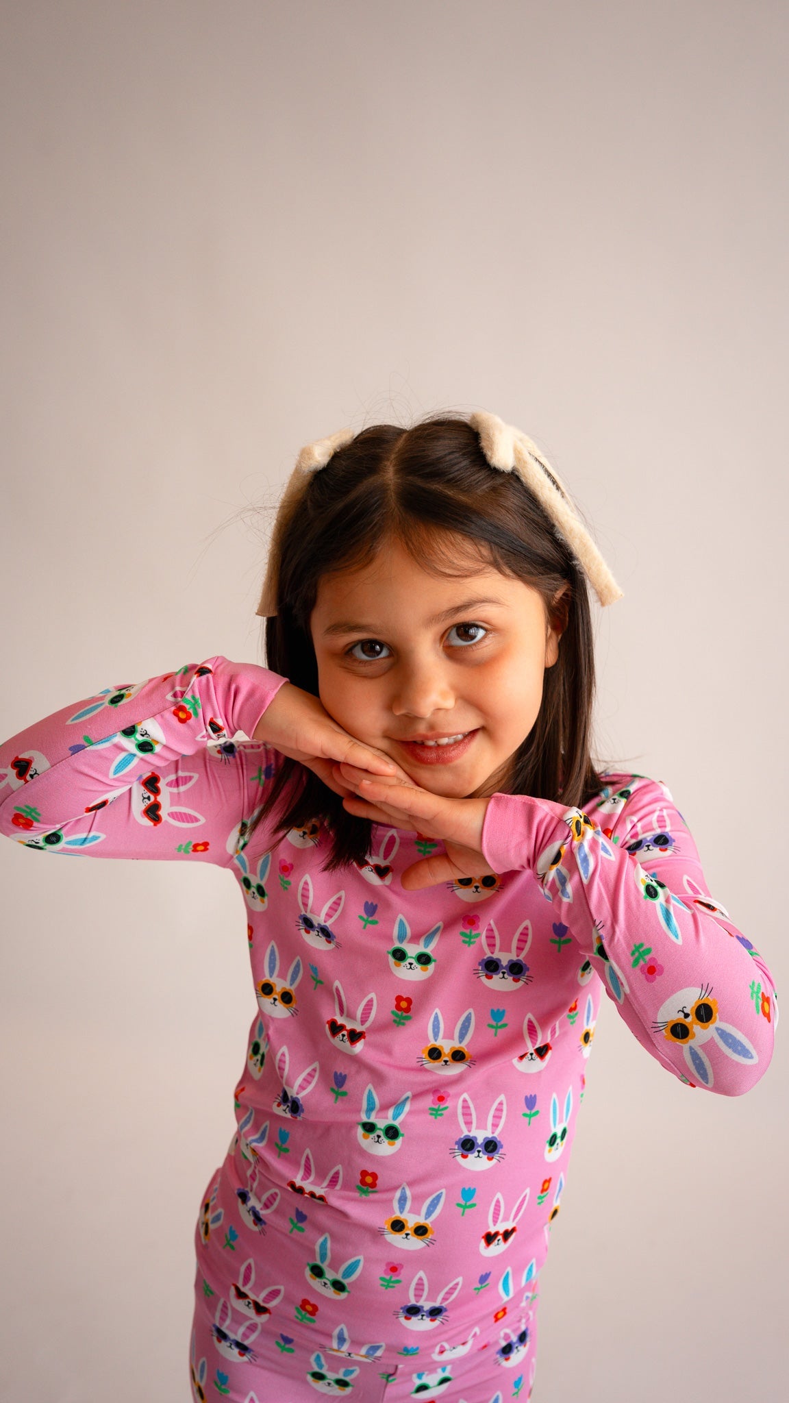 Sunny Bunnies Two-Piece Bamboo Pajamas