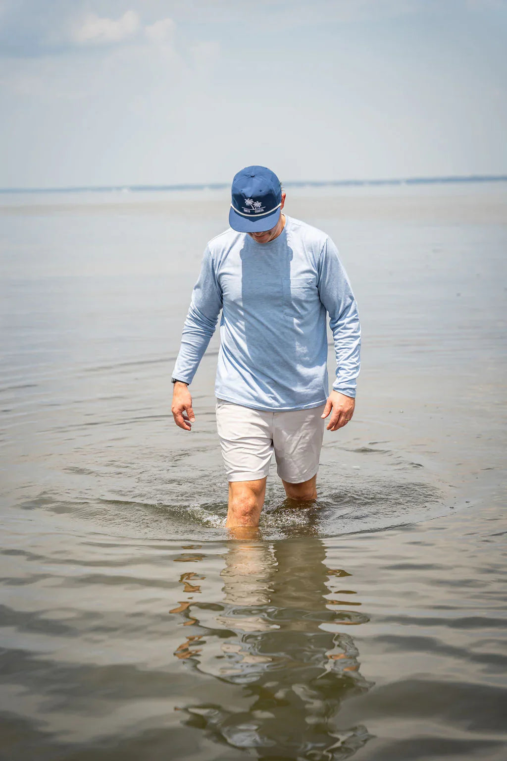 Men's Bamboo Heathered Long Sleeve Tee