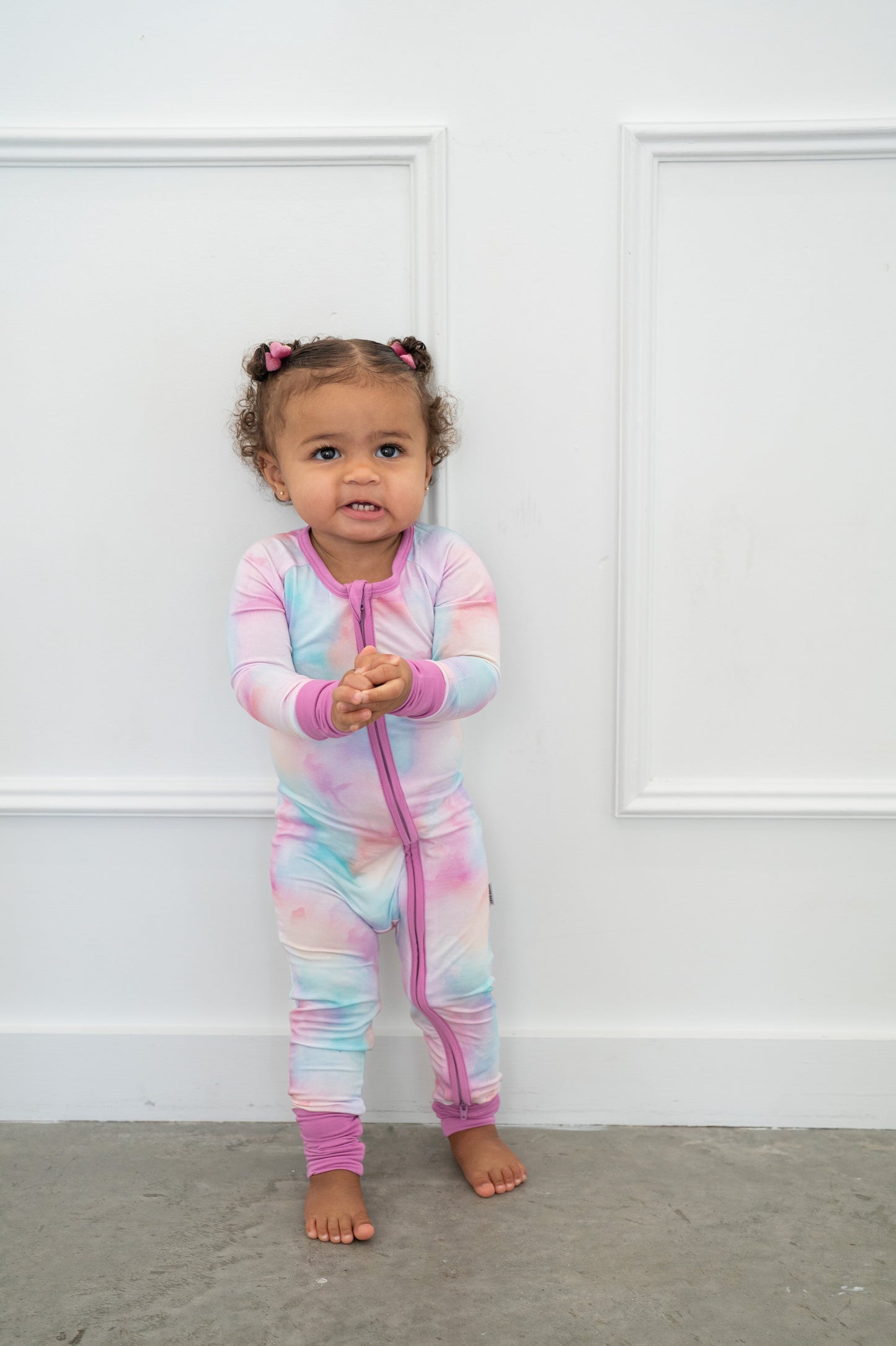 Cotton Candy Tie Dye Zippy