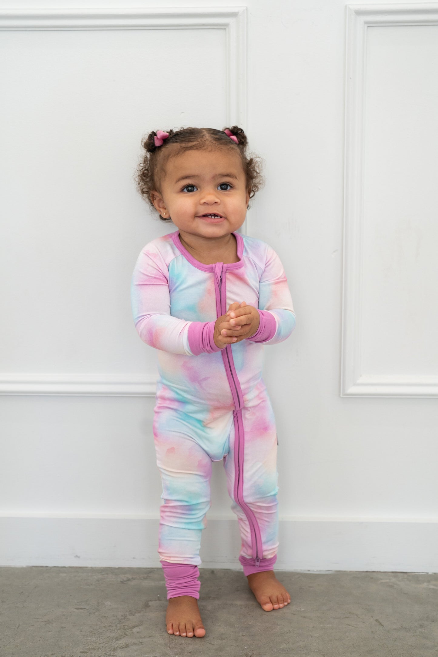 Cotton Candy Tie Dye Zippy