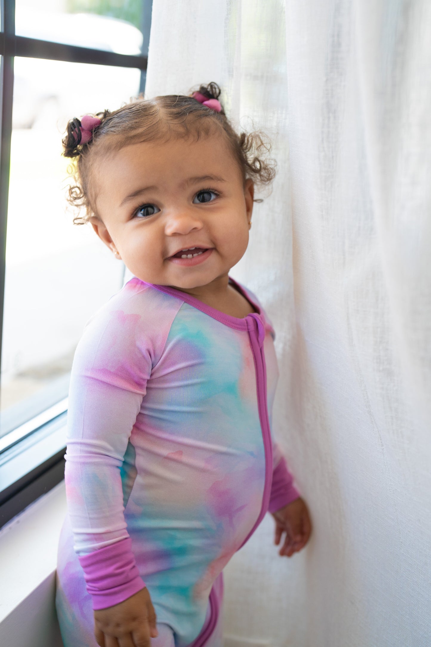 Cotton Candy Tie Dye Zippy