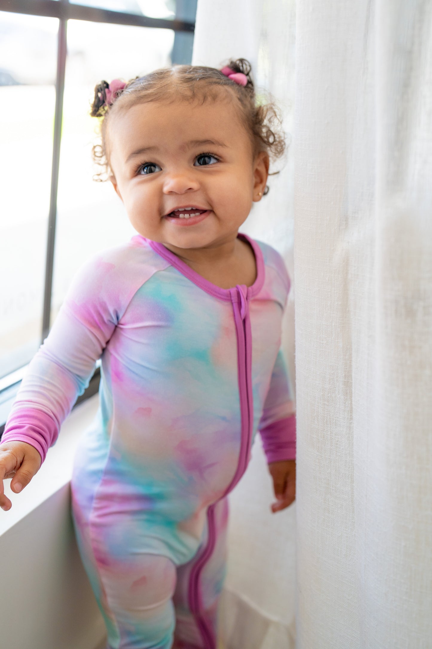 Cotton Candy Tie Dye Zippy