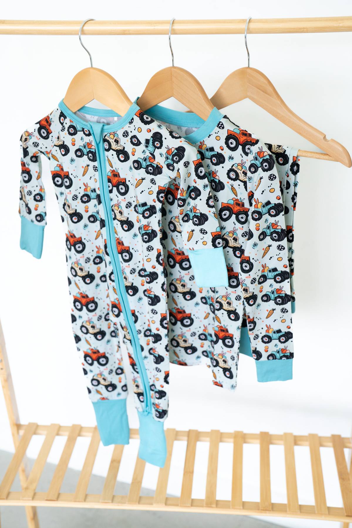 Easter Monster Trucks | Two Piece Set