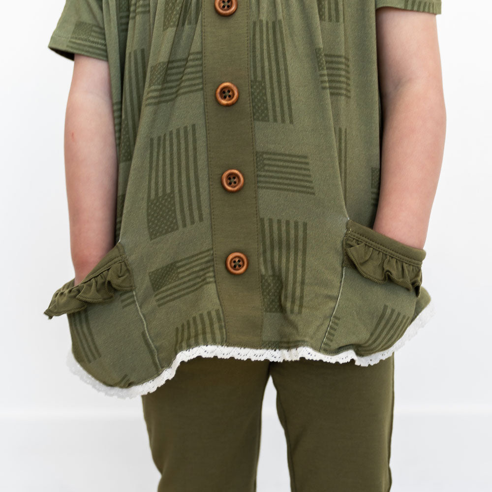 Kolton Bamboo Short Sleeve Tunic + Legging Set