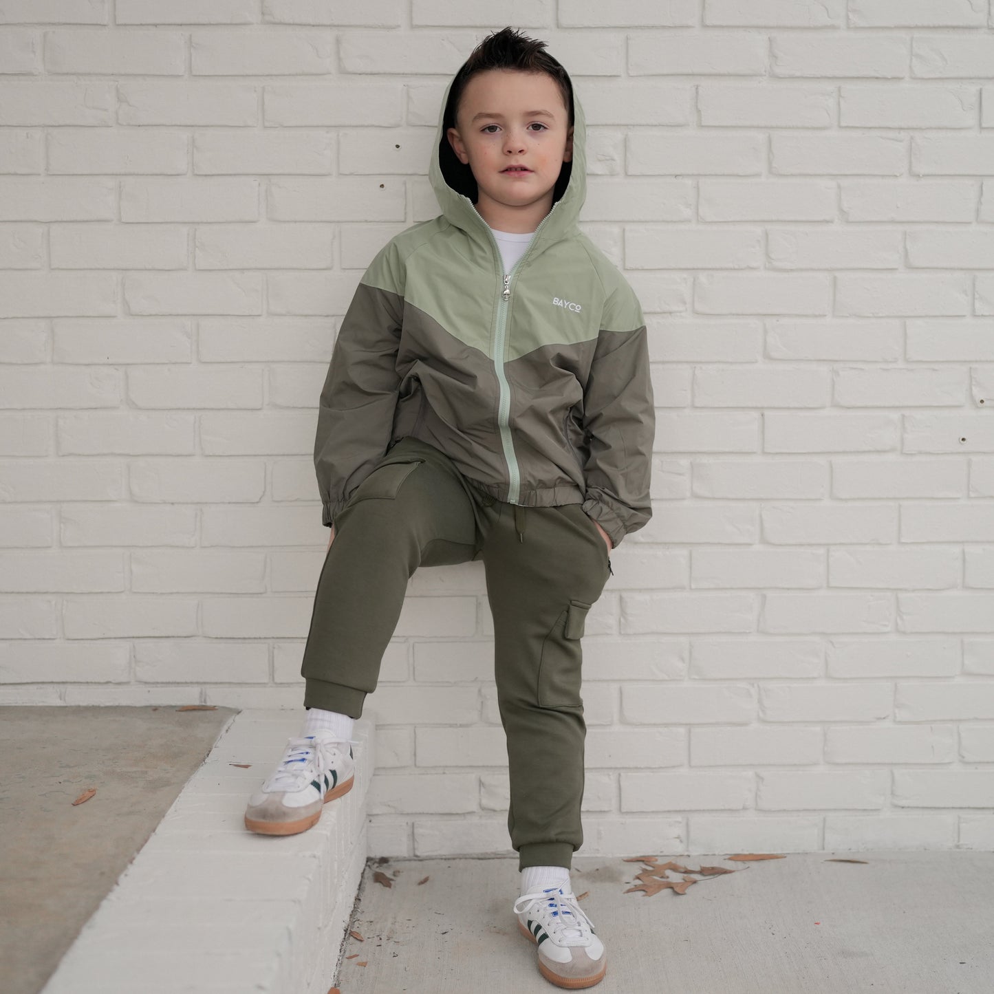 Salt + Sage Windbreaker