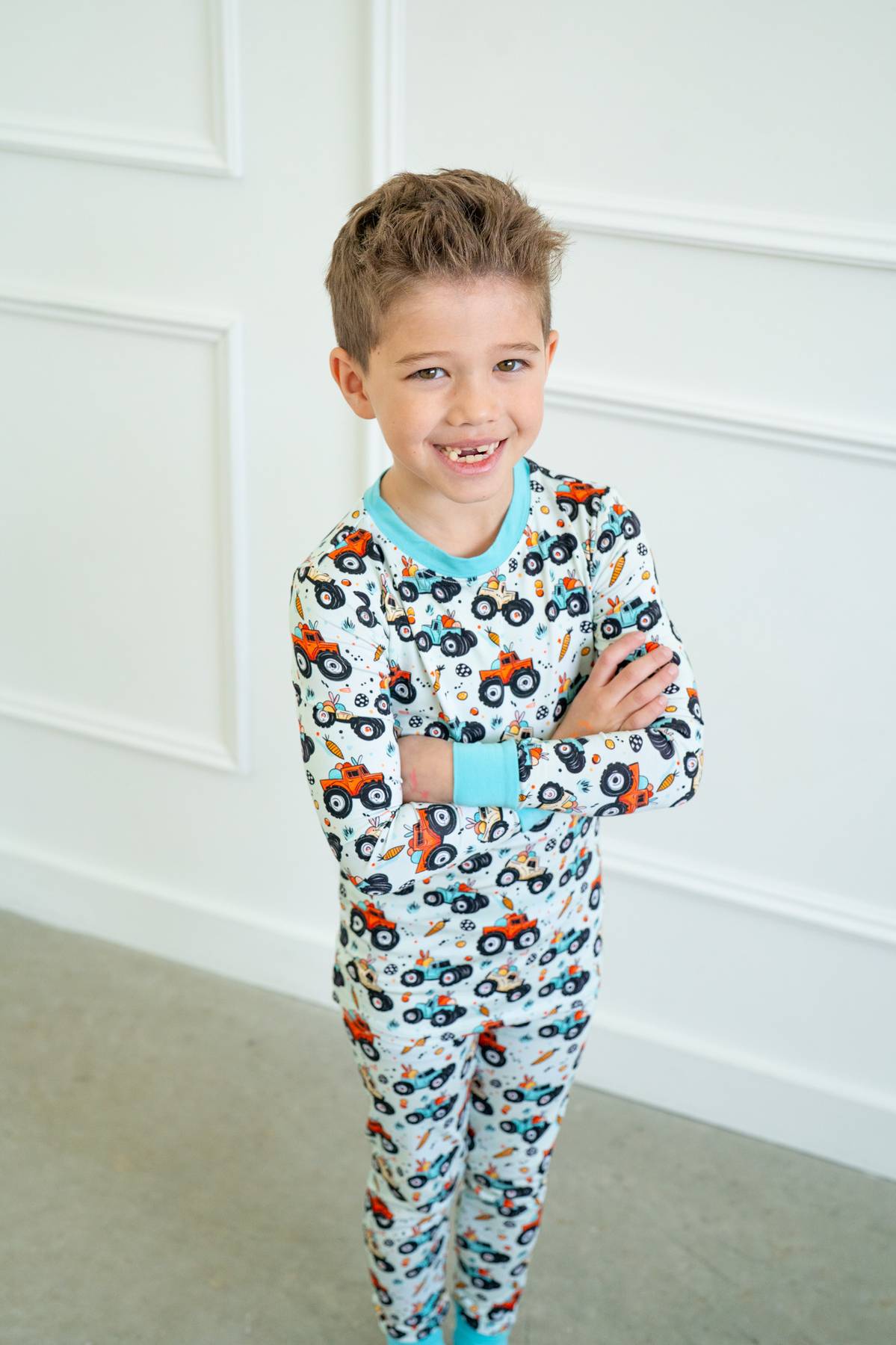 Easter Monster Trucks | Two Piece Set