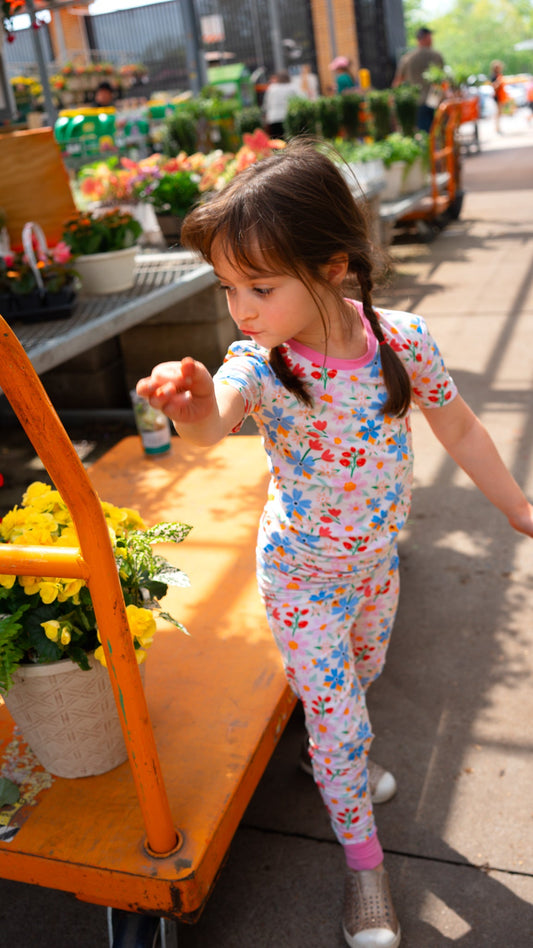 Strawberry Fields Floral Two-Piece