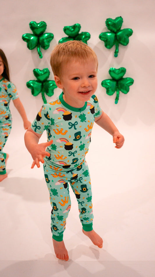 St. Patty's Day "Shamrock Snuggles" Two Piece