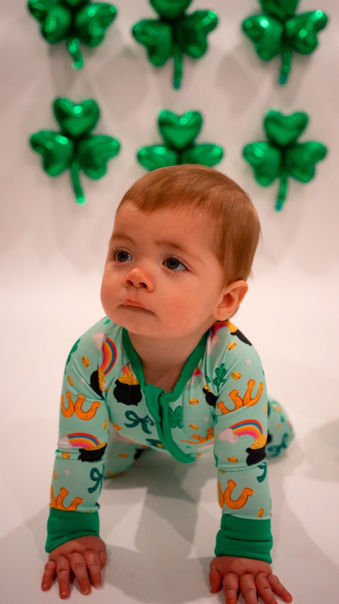 St. Patty's Day "Shamrock Snuggles"  Zippy