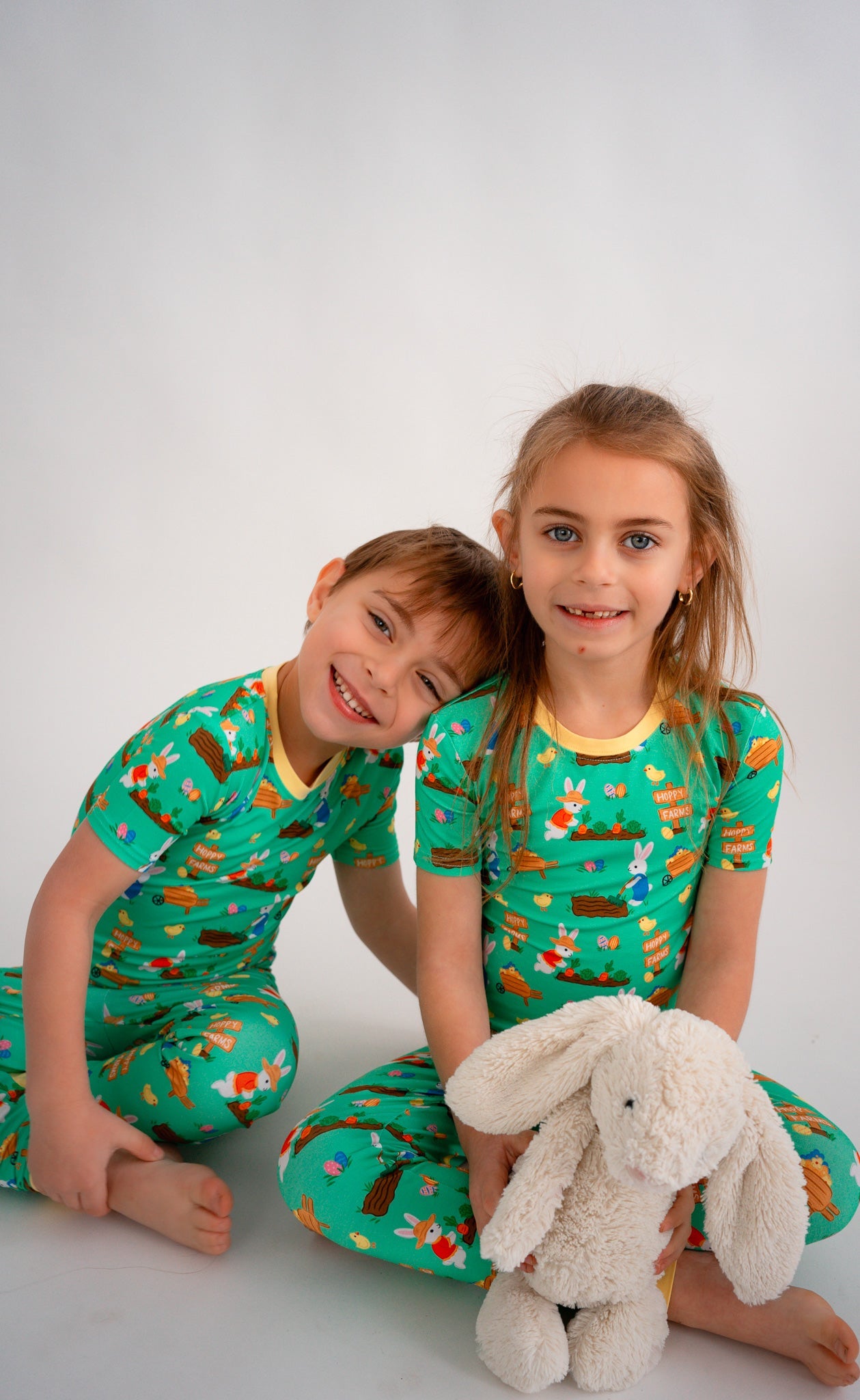 Easter (Cotton Tail Cutie) Two-Piece Bamboo Pajamas
