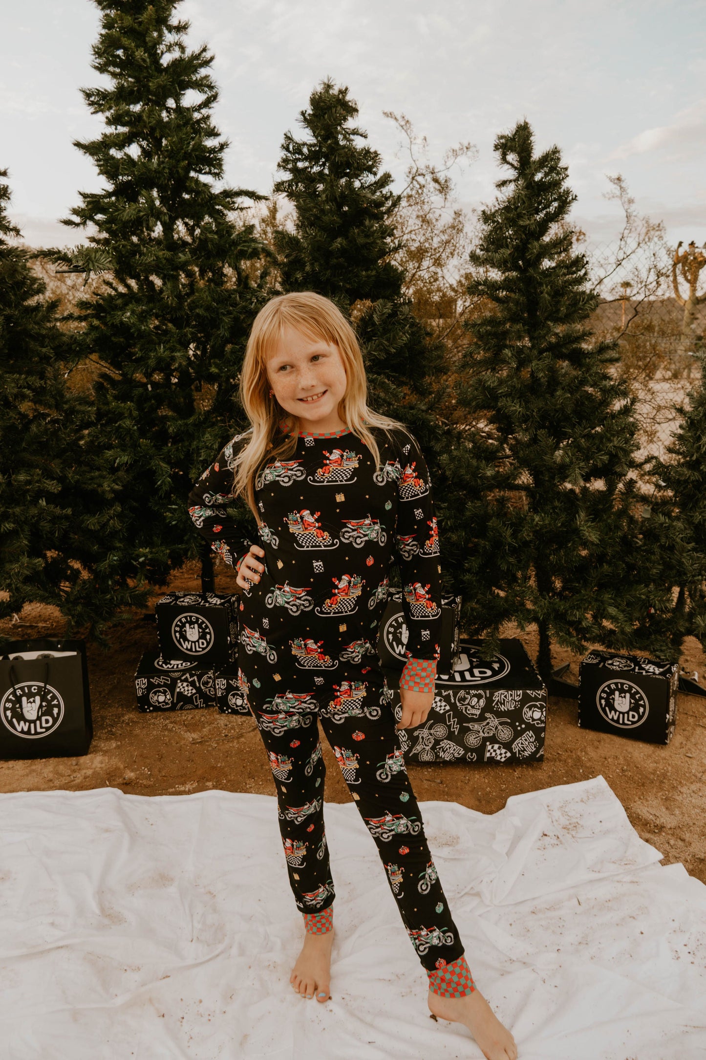 Santas Speedy Sleigh Toddler & Youth Pajamas *PREORDER - SHIPPING OUT BETWEEN NOV 24 - DEC 6*