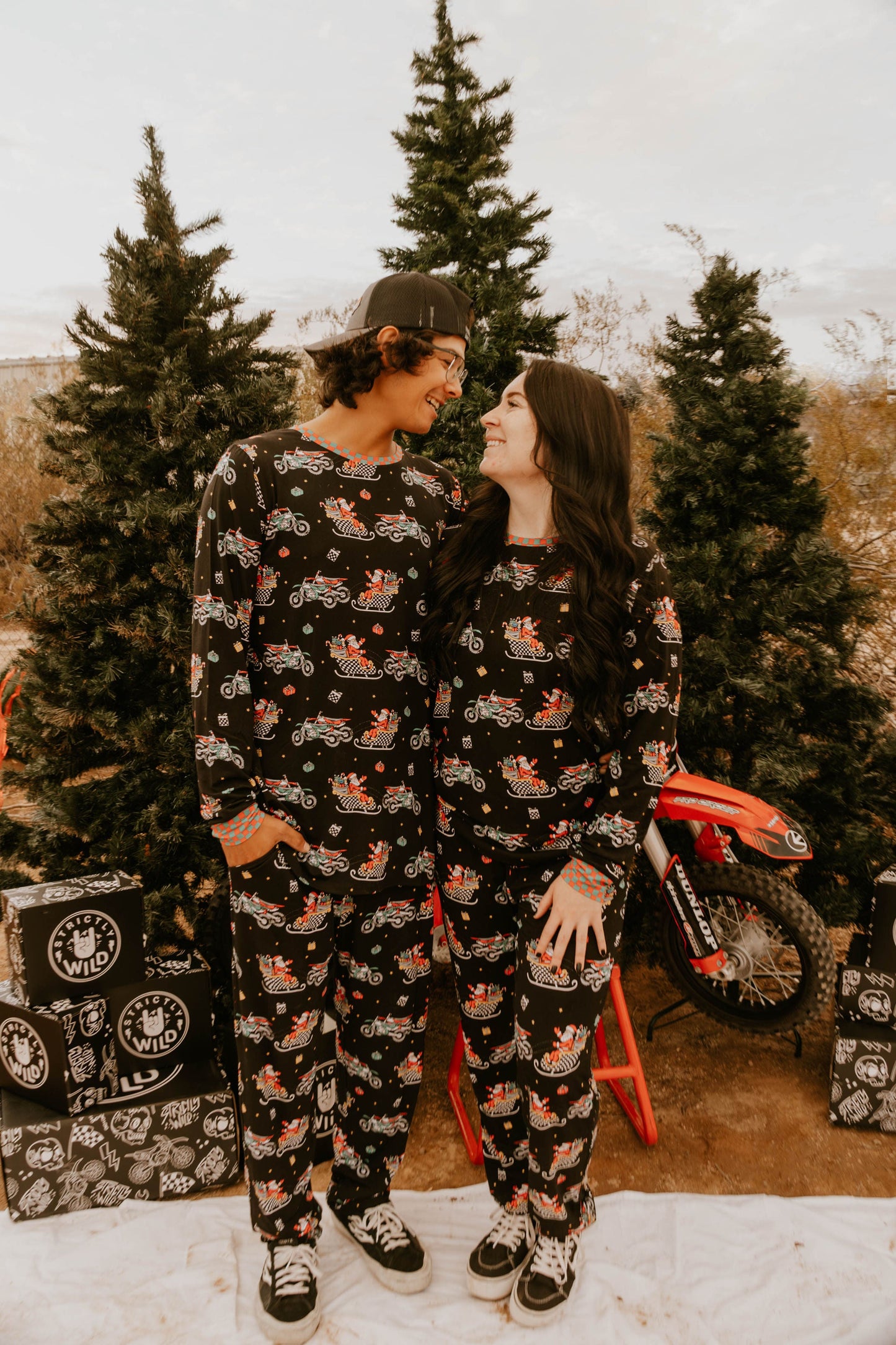 Santas Speedy Sleigh Unisex Adult Pajamas *PREORDER - SHIPPING OUT BETWEEN NOV 24 - DEC 6*