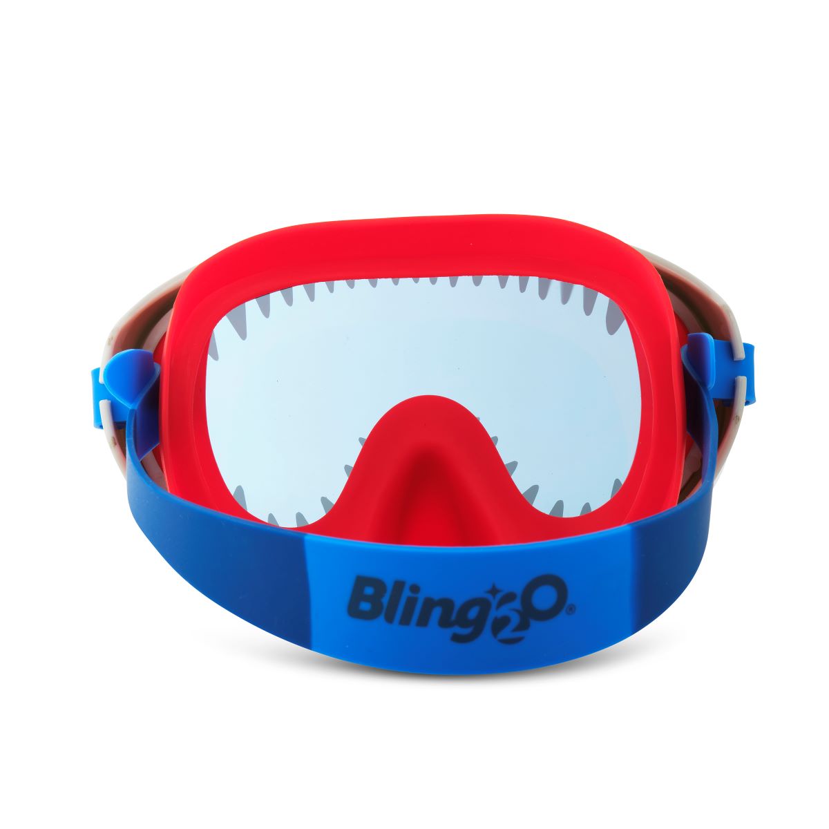 Chewy Blue Lens Shark Attack Kids' Swim Mask with Nose Piece