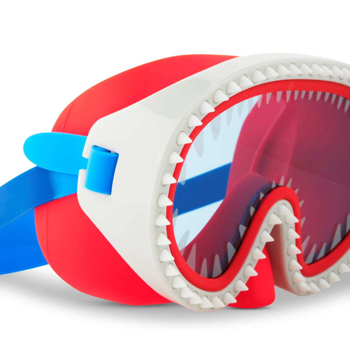 Chewy Blue Lens Shark Attack Kids' Swim Mask with Nose Piece