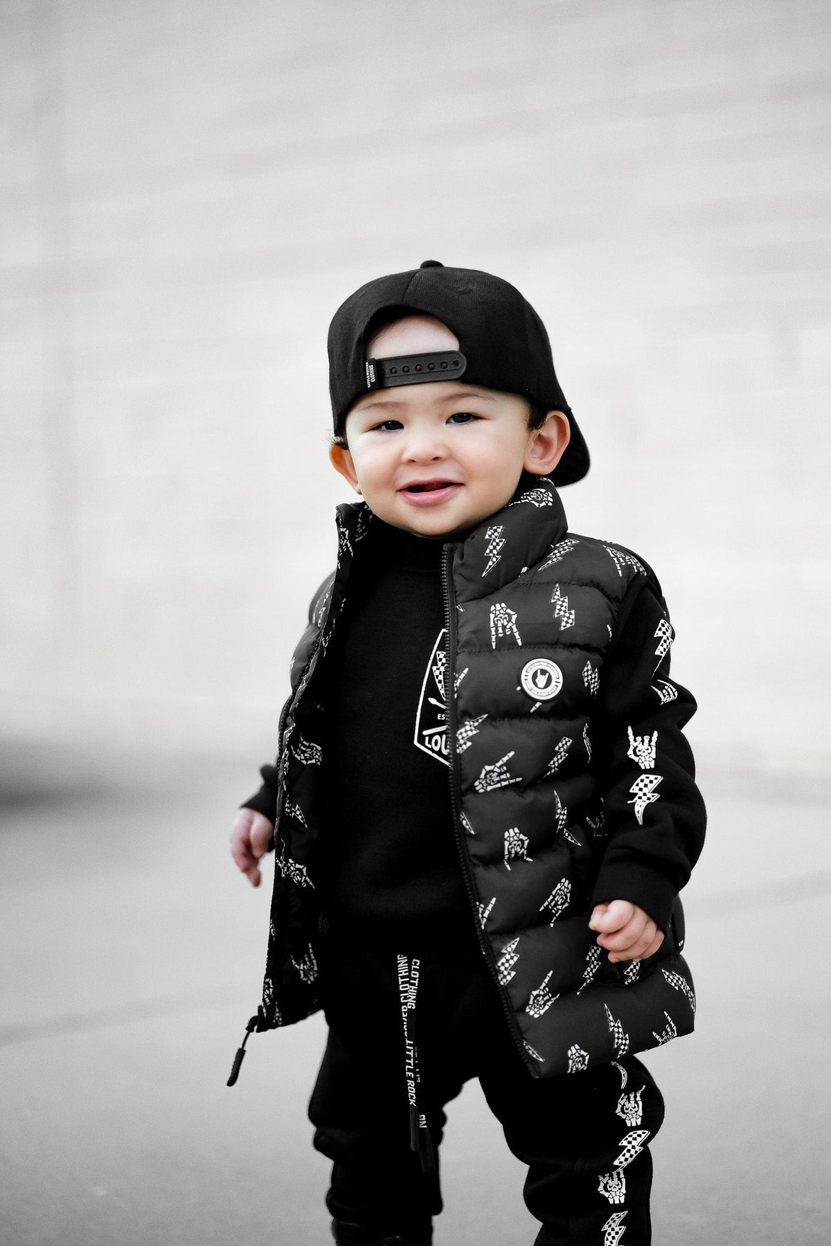 Bolted Bones Puffer Vest