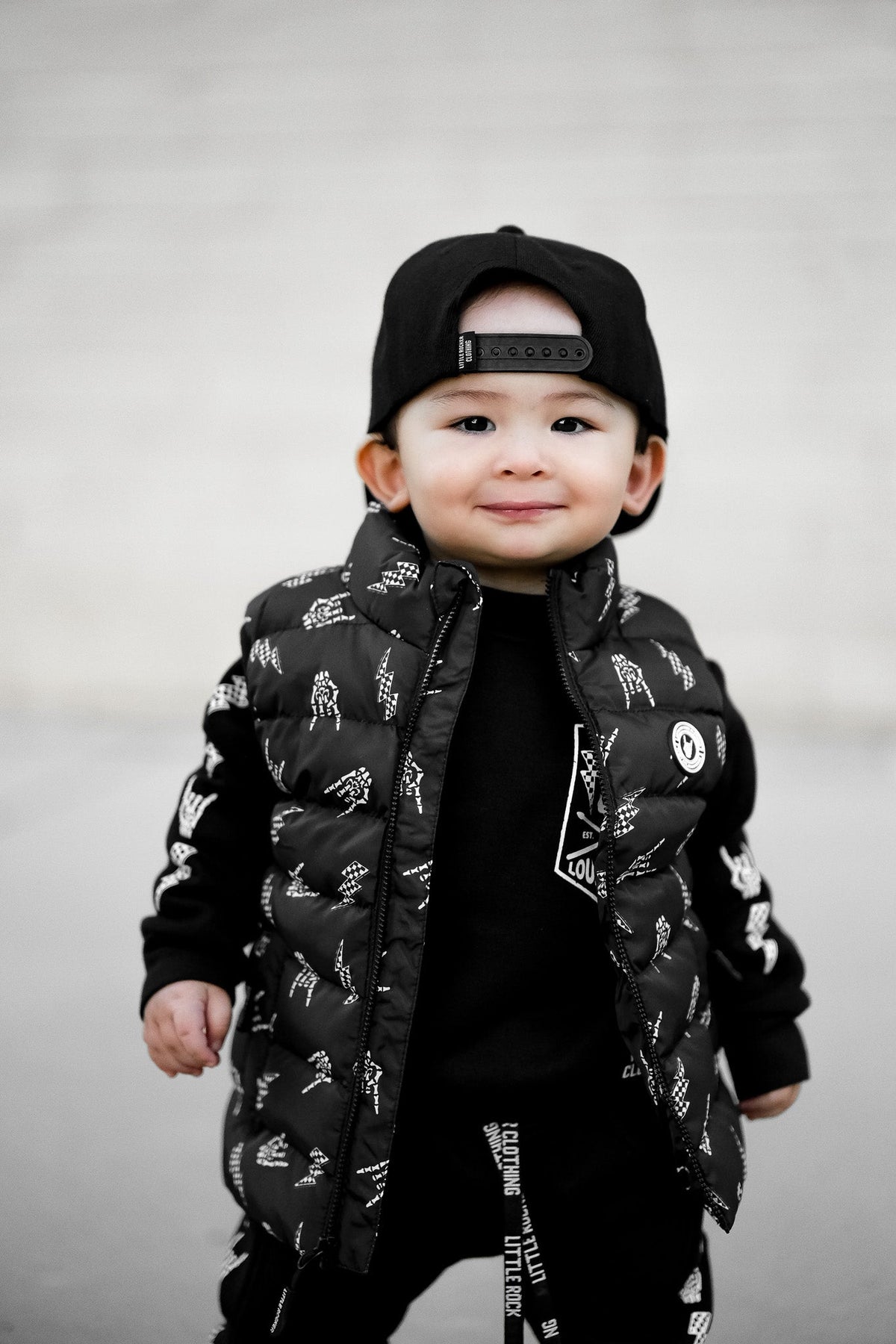 Bolted Bones Puffer Vest