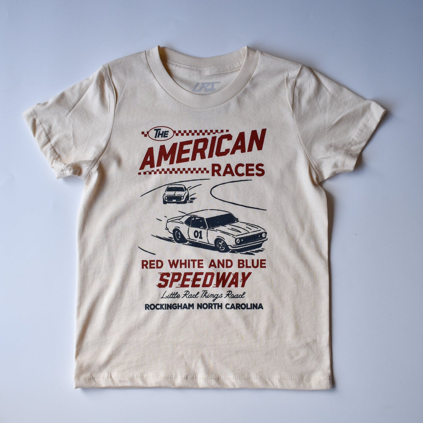 THE ALL AMERICAN RACES TEE - CREAM