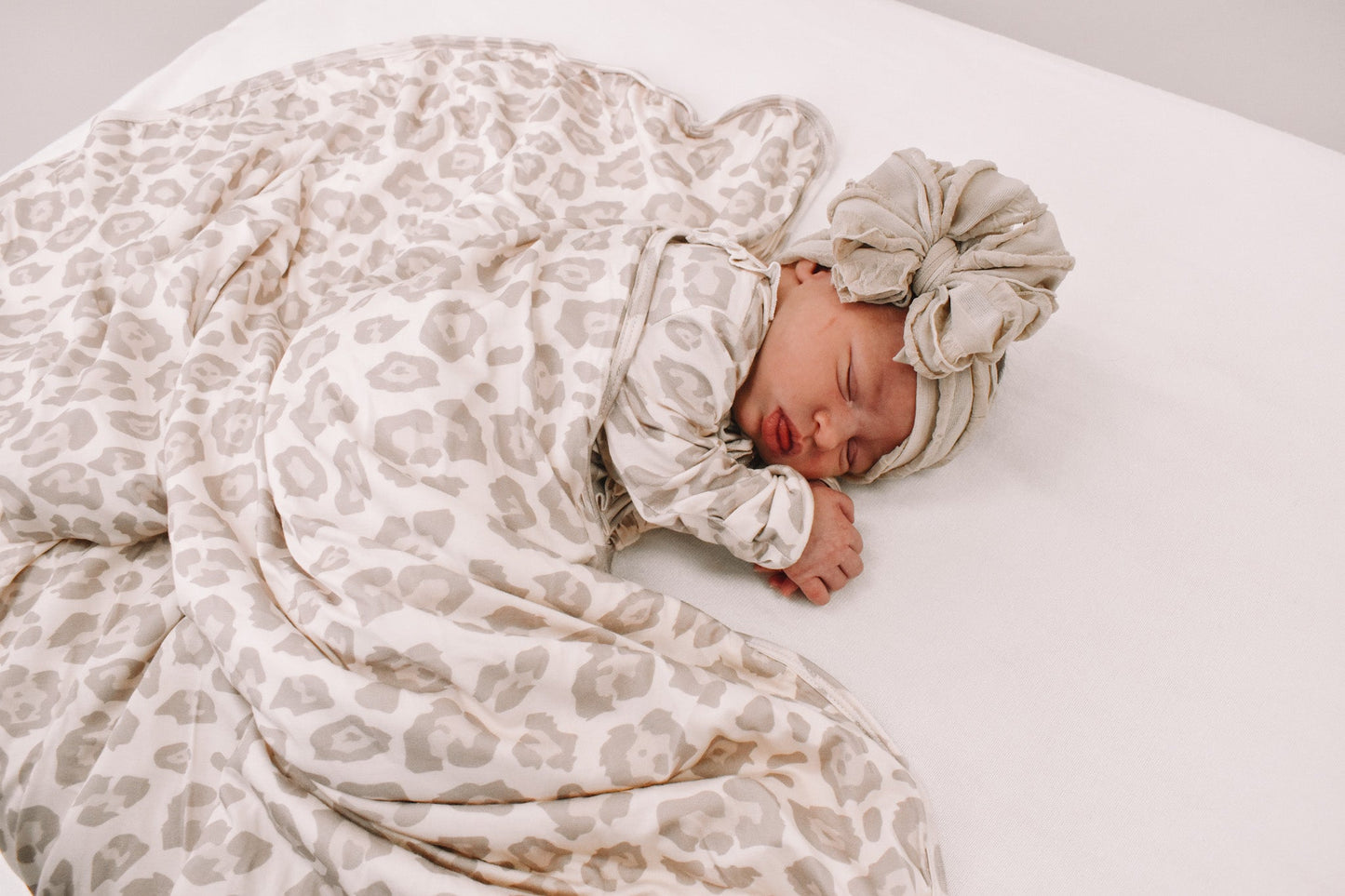 Ruffled Headband- Champagne