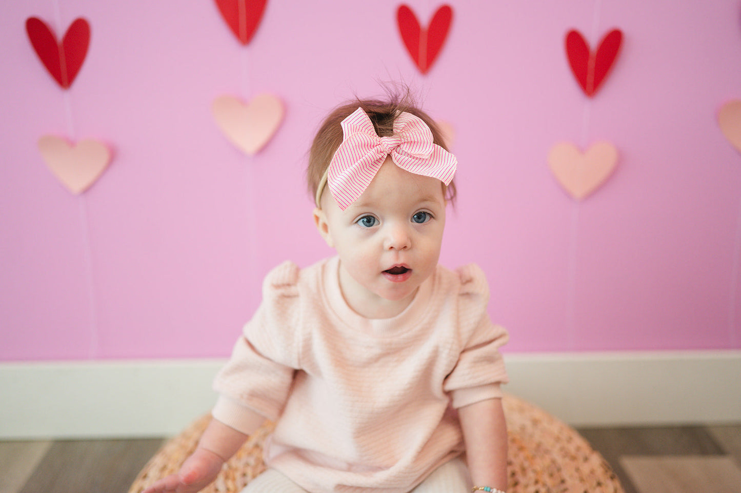 Candy Stripe | Petite Party Bow
