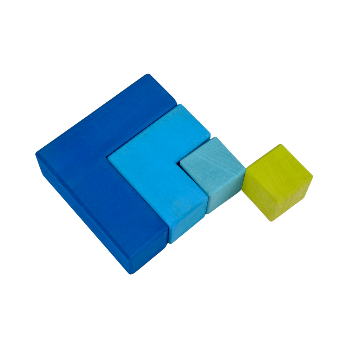 Creative Square Puzzle - Building Block Set (Stained)