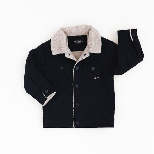 EZRA WATER RESISTANT JACKET - BLACK