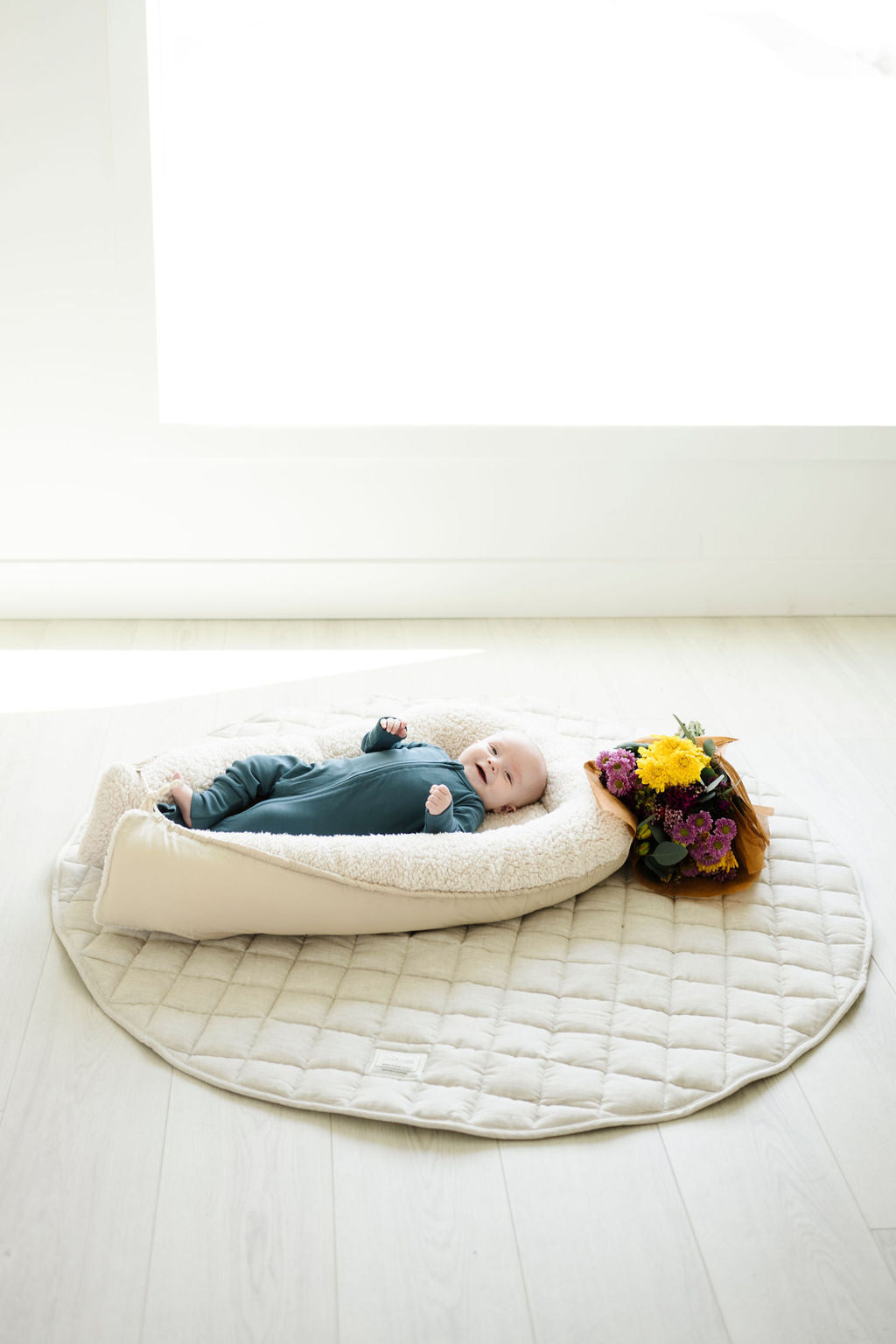 Cadet (Blue) Ribbed Romper BDLJ