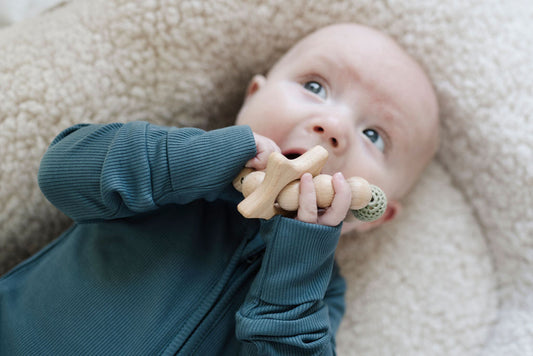 Cadet (Blue) Ribbed Romper BDLJ